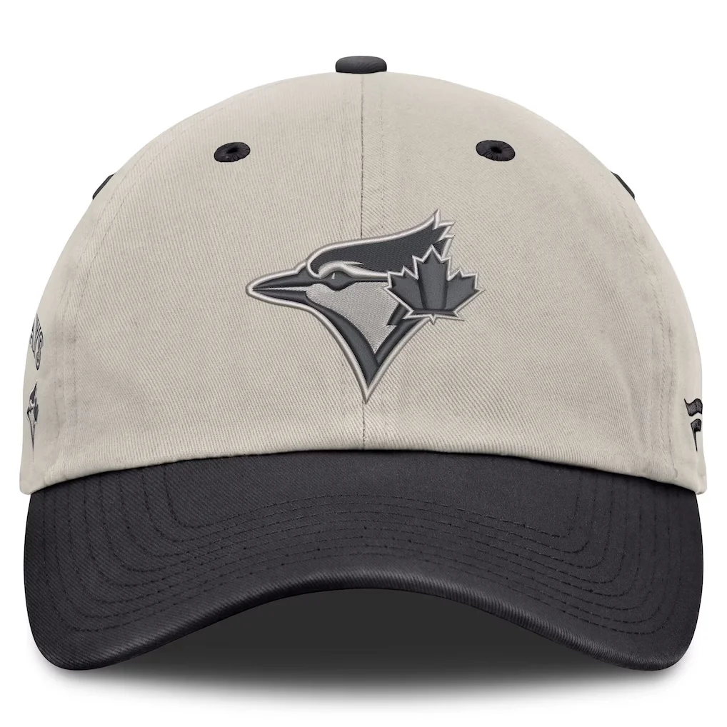 Toronto Blue Jays Fanatics Frame Adjustable Hat - Beige/Charcoal – Photo 1 of 3