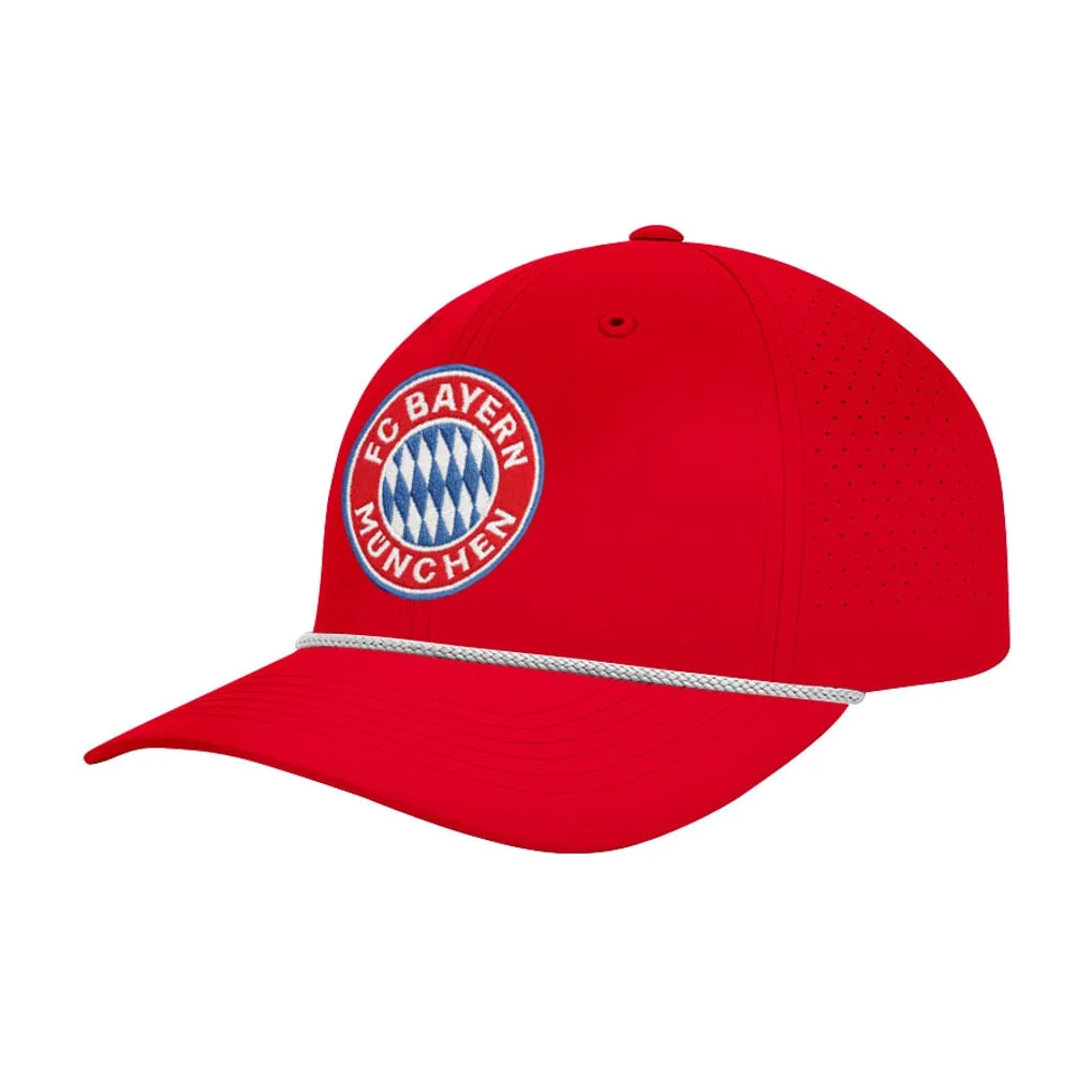 Bayern Munich 1863FC Color Badge Airflow Adjustable Hat - Red – Photo 1 of 4