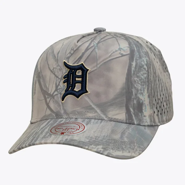 Detroit Tigers Mitchell & Ness Perfect Pro Pinch Adjustable Hat - Camo