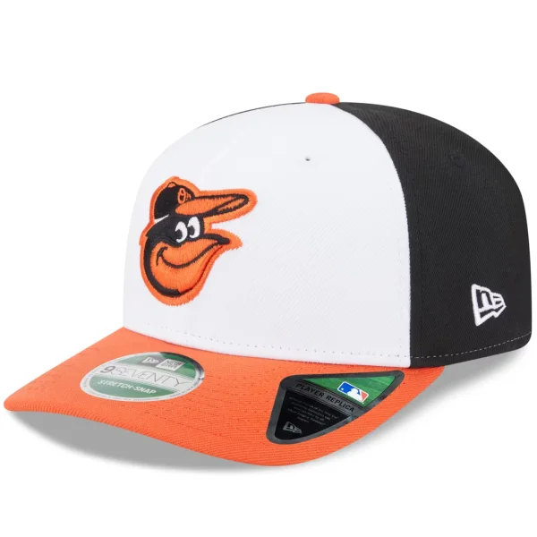 Baltimore Orioles New Era Player Replica 9SEVENTY Adjustable Hat - Black/Orange