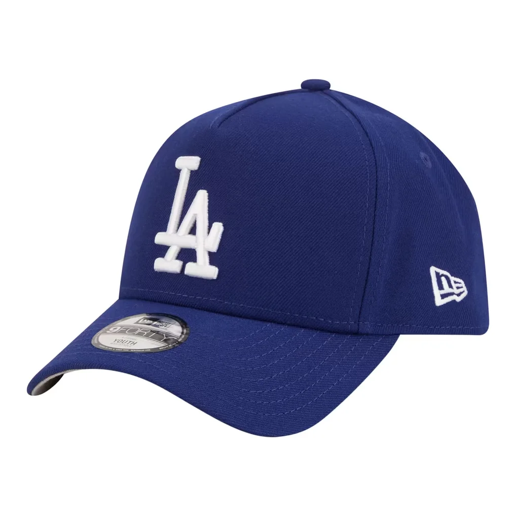 Los Angeles Dodgers New Era Youth 9FORTY A-Frame Adjustable Hat - Royal – Photo 1 of 7