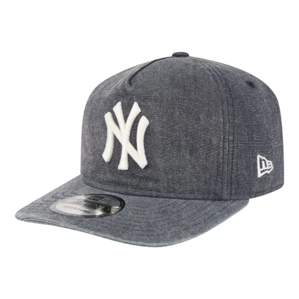 New York Yankees New Era Denim Classic 19TWENTY Adjustable Hat - Navy Heather