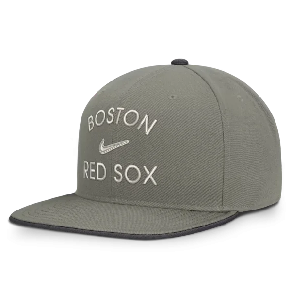 Boston Red Sox Nike Pro Dri-FIT Snapback Hat - Olive
