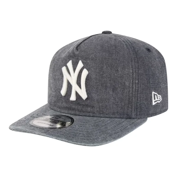 New York Yankees New Era Denim Classic 19TWENTY Adjustable Hat - Navy Heather