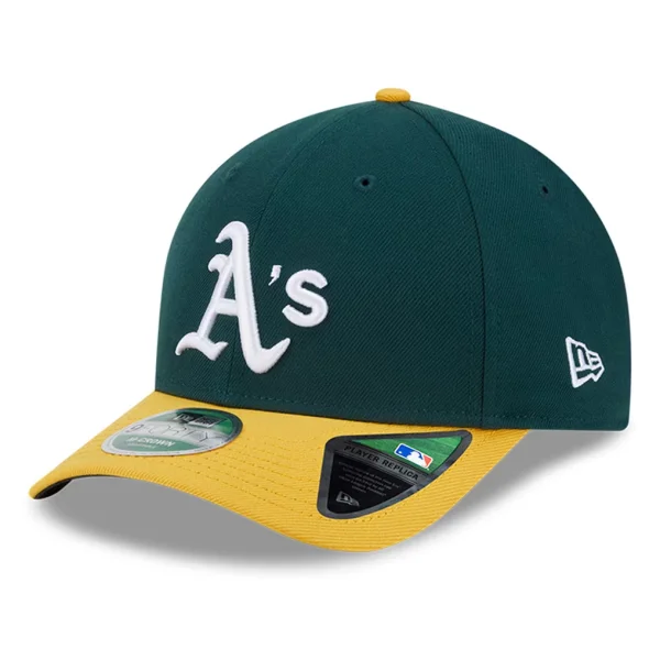 Athletics New Era Player Replica 9FORTY Adjustable Hat - Green/Gold
