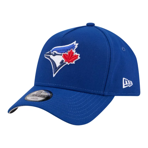 Toronto Blue Jays New Era Youth 9FORTY A-Frame Adjustable Hat - Royal
