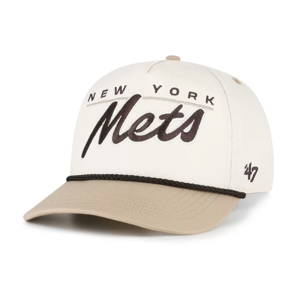 New York Mets '47 Neutral Terrain Hitch Rope Adjustable Hat - Natural/Tan – Photo 1 of 4