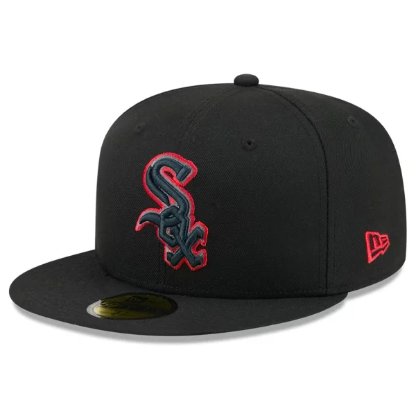 Chicago White Sox New Era Color Pop 59FIFTY Fitted Hat - Black