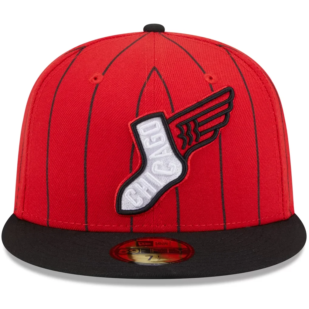 Chicago White Sox New Era 2025 City Connect 59FIFTY Fitted Hat - Red/Black – Photo 1 of 4