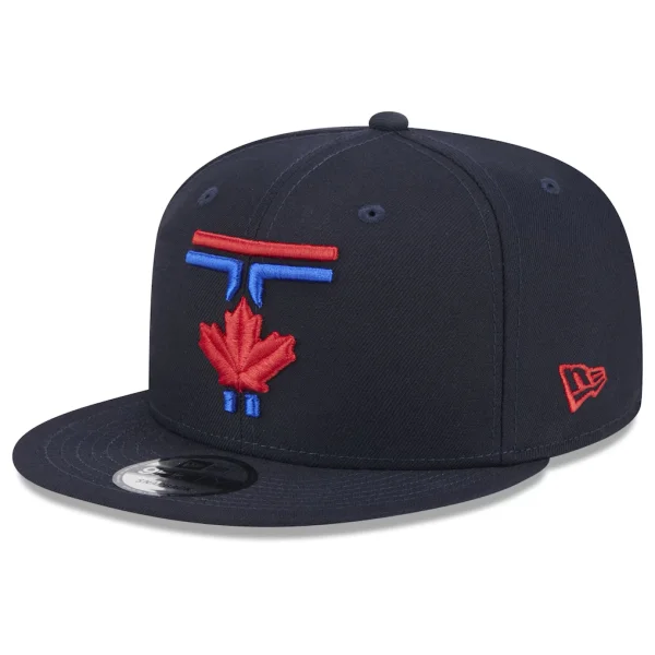  Toronto Blue Jays Toronto Blue Jays New Era 2024 City Connect 9FIFTY Snapback Hat - Navy