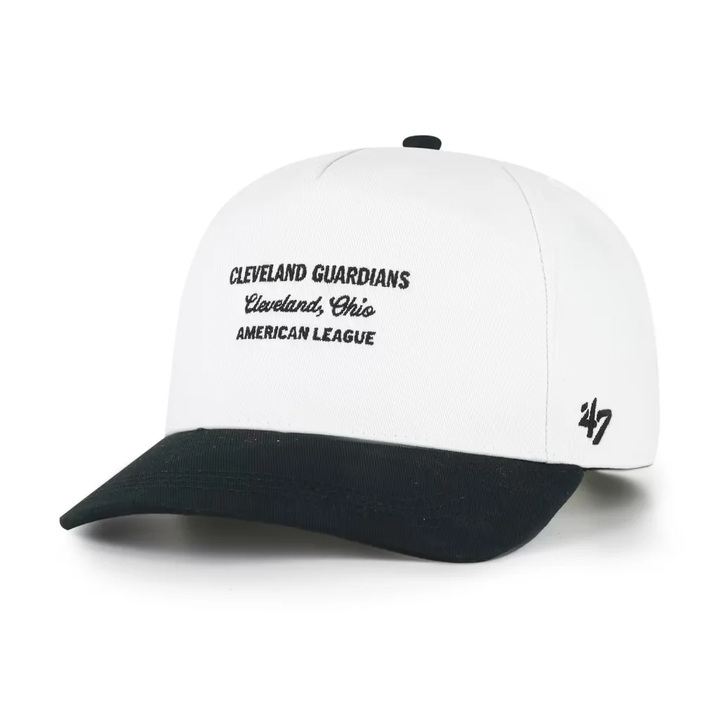 Cleveland Guardians '47 Contemporary Two-Tone Hitch Adjustable Hat - White/Black – Photo 1 of 4