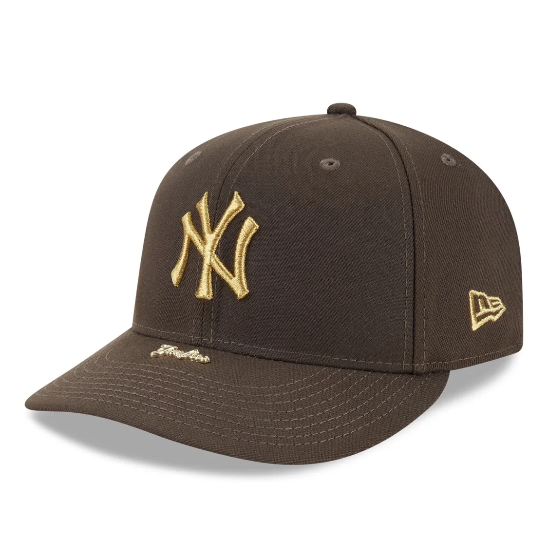 New York Yankees New Era Visor Pin A-Frame 59FIFTY Fitted Hat - Brown – Photo 1 of 7