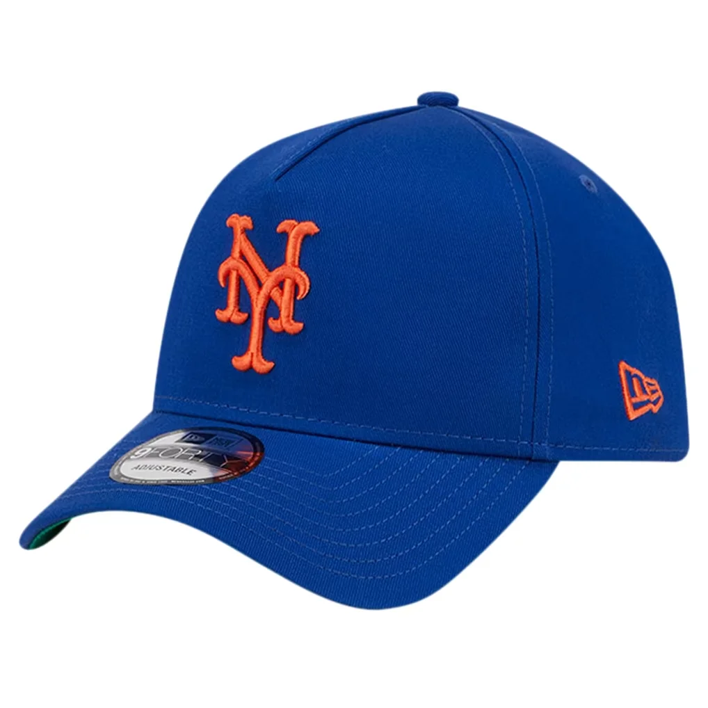 New York Mets New Era Team Color A-Frame 9FORTY Adjustable Hat - Royal – Photo 1 of 6