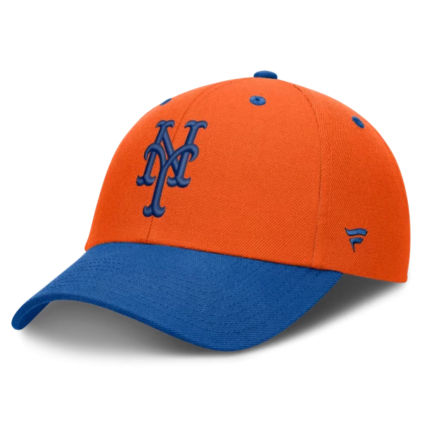 New York Mets Fanatics Leadoff Adjustable Hat - Orange