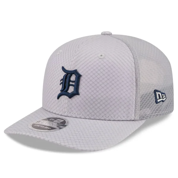 Detroit Tigers New Era 9SEVENTY Jock Adjustable Trucker Hat - Gray