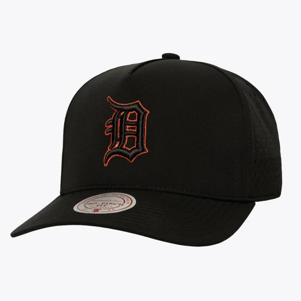 Detroit Tigers Mitchell & Ness Perfect Pop Pro Snapback Hat - Black