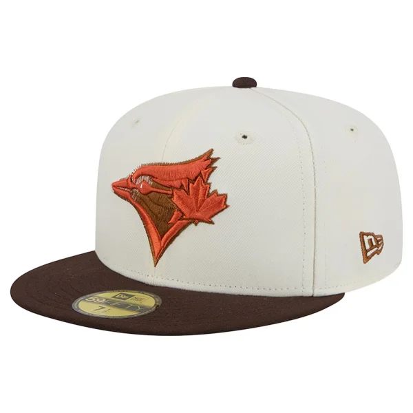 Toronto Blue Jays New Era Pumpkin Spice 59FIFTY Fitted Hat - Natural/Brown