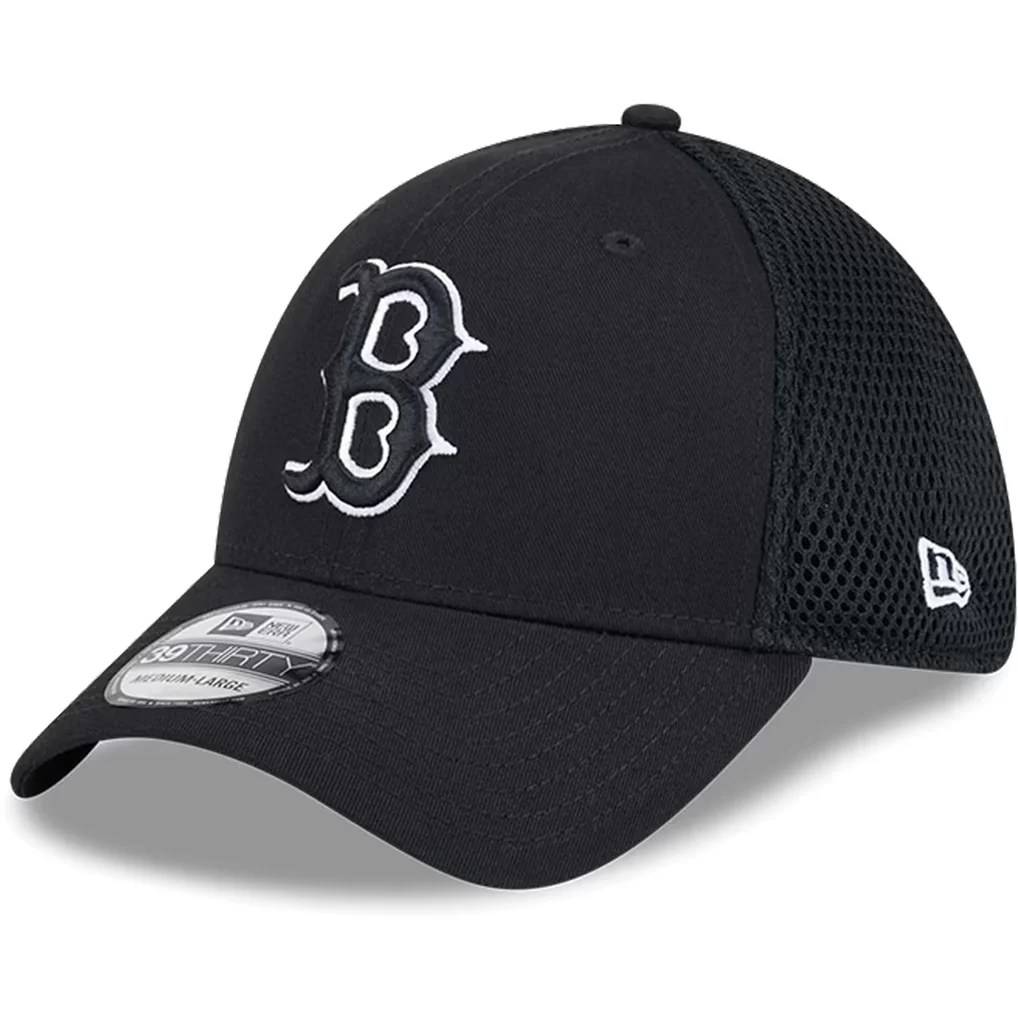 Boston Red Sox New Era Neo 39THIRTY Flex Hat - Black/White – Photo 1 of 6