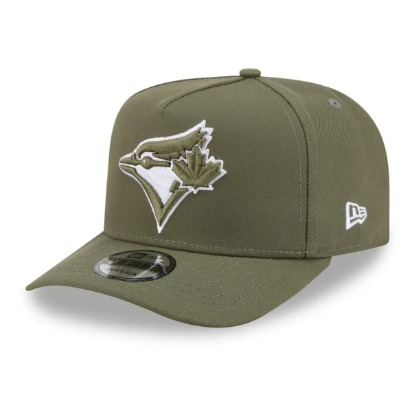 Toronto Blue Jays New Era Evergreen A-Frame 9FIFTY Snapback Hat - Olive