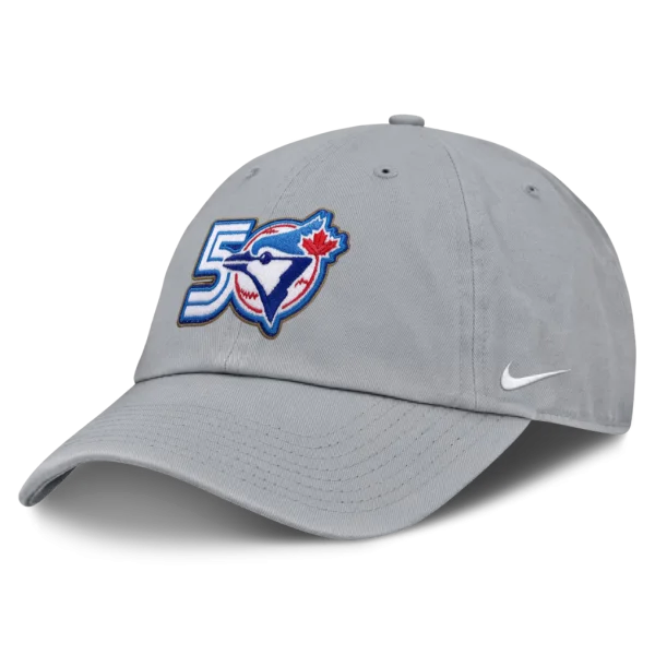 Toronto Blue Jays Nike 50th Season Club Adjustable Hat - Gray