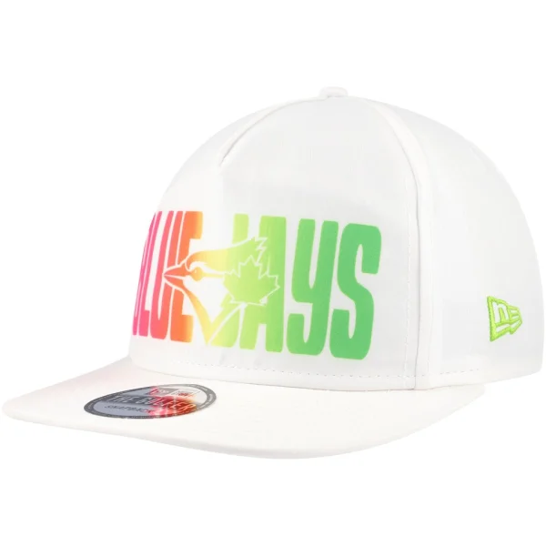 Toronto Blue Jays New Era Spring Spectrum Golfer Snapback Hat - White