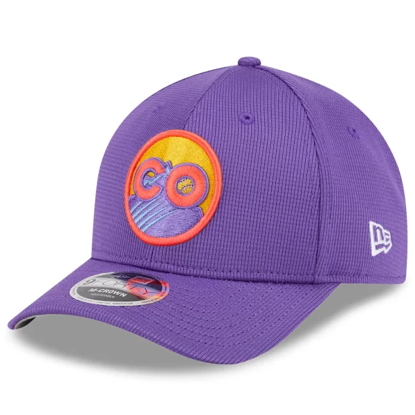 Colorado Rockies New Era 2025 City Connect Batting Practice 9FORTY Adjustable Hat - Purple