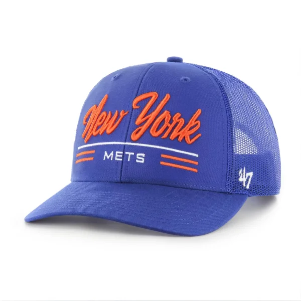 New York Mets '47 Garner Trucker Adjustable Hat - Royal